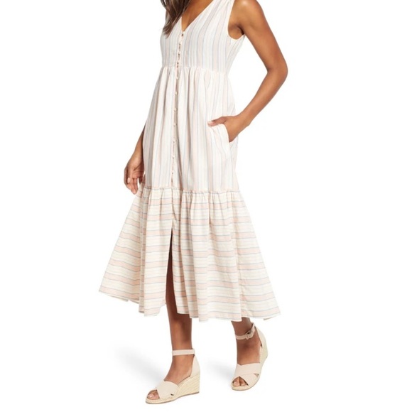 Lucky Brand Dresses & Skirts - Lucky Brand Luna Bottom Through Cotton Sundress S